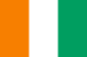 Drapeau de la côte d'ivoire
